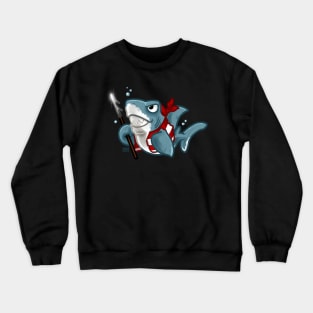 Pirate Shark Crewneck Sweatshirt